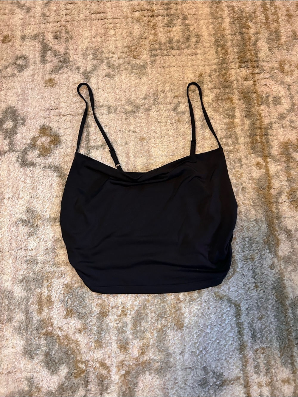 Urban Outfitters Black Cowl Neck Tank Top